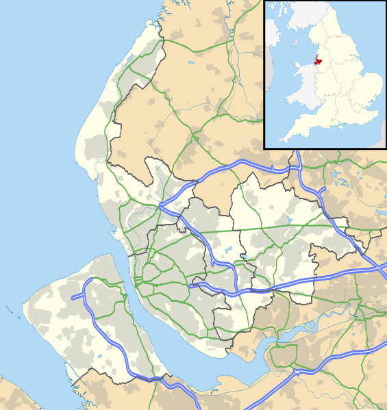 St Helens map